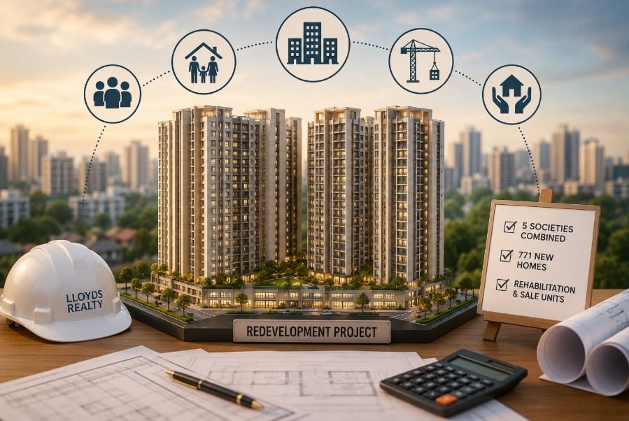 Lloyds Realty Plans ₹1,935 Crore Goregaon West Redevelopment Project With 771 New Homes